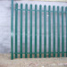 Powder coaing Palisade fence