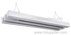 suspended aluminum light with three linear light pandent light