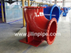 Ductile iron pipe fittings double flanged duckfoot bend.