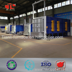 Car bogie type tempering furnace