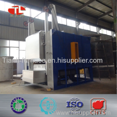 Car bogie type tempering furnace