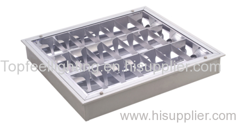 Mat Reflector Grille Light Luminaire cleanroom light fixture with Grid