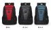 Fashion Polyester Laptop Backpack in Red and Black