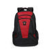 Fashion Polyester Laptop Backpack in Red and Black