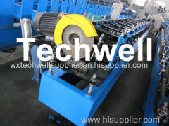 C Z U M Shaped Purlin Roll Forming Machine With Hydraulic Punching and Cutting