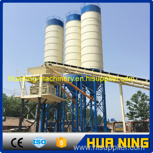 Good performance stationary 90m3/h concrete batching plant with layout drawing