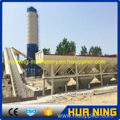 Good performance stationary 90m3/h concrete batching plant with layout drawing