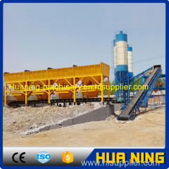 Good performance stationary 90m3/h concrete batching plant with layout drawing