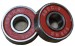 High precision Deep groove ball bearing colourful skateboard bearing 606