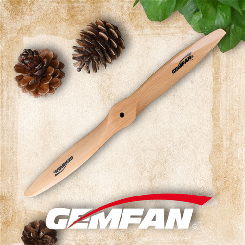 17x8 inch Beech wooden propellers with gas motor for RC