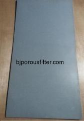 Stainless Steel powder sintered filter plates