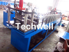 PLC Control Stud Roll Forming Machine With Hydraulic Cutting Forming Speed 0 - 15m / min