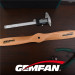 2 blades 2080 wooden props for gas motor used in rc model airplane