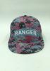 Autumn Girls Buckle Snapback Hat Camouflage Fabric 6 Panel Customize