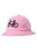Outside Unique Pink Plain Bucket Hats For Girls Personalised Small Size