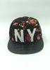Mens Letter Casual Floral Snapback Hats Applique Embroidey for Hiking