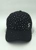 Ladies 100 Cotton Baseball Caps Brim Curve Star Printing Decoration