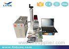 30 Watt Plastic Bottle / Wood Portable Laser Marking Machines For Production Line