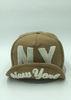 Unique Custom Embroidered Snapback Hats / Flat Brim Snapback Hats Hiking
