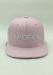 Youth Flat Pink Plain Snapback Caps 100% Dacron for Outdoor Baseball