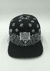 Fitted Kids Cool Snapback Caps Black And White Snapback Hats Personalized