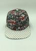 Adjustable Hip-Hop Floral Snapback Hats / Flower Snapback Caps For Guys