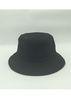 Sun Shade Wide Brim Mens Black Bucket Hat Custom Printed For Fishing