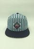 Letter Striped Sports Snapback Caps Multi Colored Decorative 6 Piece Type