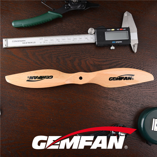 gemfan 10x4 inch 2 blades Electric Wooden Wooden Slow Flyer Propellers
