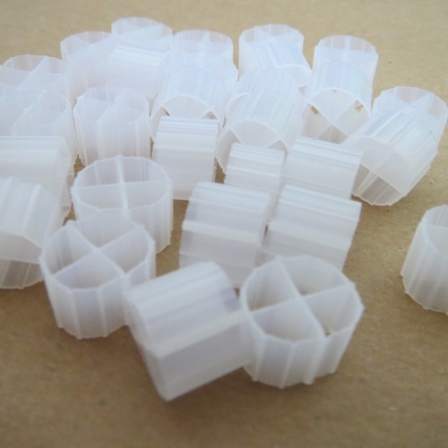 White PE bio filter fish equipment for fish pond