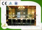 Electromagnetic Heating Teppanyaki Grill Table Customized 10 Seats Capacity
