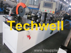 0.4 - 1.0mm Steel Wall Angle Roll Forming Machine With 60mm Axis Diameter