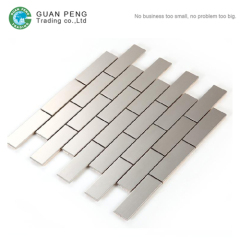 Stainless Steel Copper Aluminium Metal Mosaic Tile