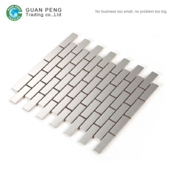 Stainless Steel Copper Aluminium Metal Mosaic Tile