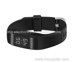 Wholesale Bluetooth Dynamic Heart rate monitor Smart Bracelet Calling Reminder IP65 Waterproof Touch key Vibrating alarm