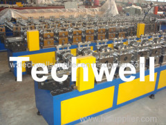 10 Station Metal U Runner Roll Forming Machine For Light Steel Stud / Track