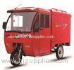 Foot Brake Adult Electric Tricycle With Cab For Driver 2750*950*1200mm