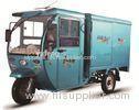 Eco Friendly Electric Delivery Tricycle / Trike With Closed Cargo Box