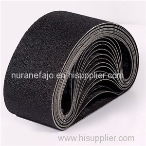 Wide Or Narrow Y Weight Hard Cloth Backed Silicon Carbide Abrasive Belts For Wood