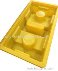 Plastic Transportion Pallet Rotational Aluminium Moulded Spill Pallet