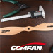 ccw 1655 2 blades electric wooden slow flyer propellers for rc aircraft