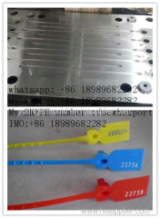 Plastic security seal mould manufacture