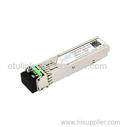 HUAWEI ZTE Compatible 1.25G 1550nm SM 120KM SFP Optical Transceiver with DDM