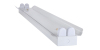 double tube light fixture lighting bracket with cover