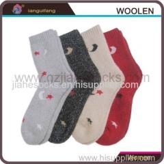 Custom Design Pretty Warm Christmas Wool Socks