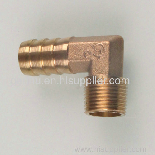 Brass Hose Elbow 90 Degree Fitting Barb Union