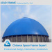 Lightweight Space Frame Dome Shed for Coal Storage