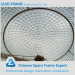 Lightweight Space Frame Dome Shed for Coal Storage