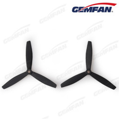 High performance 6040 bullnose 3-blades glass fiber nylon propellers