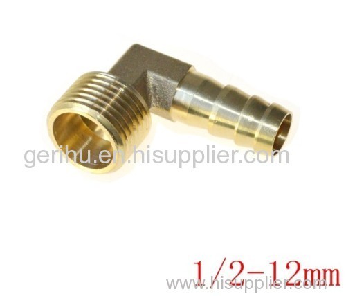 Hose Barb Elbow Brass Barbed Tube Pipe Fitting Coupler Connector Adapter copper fitting